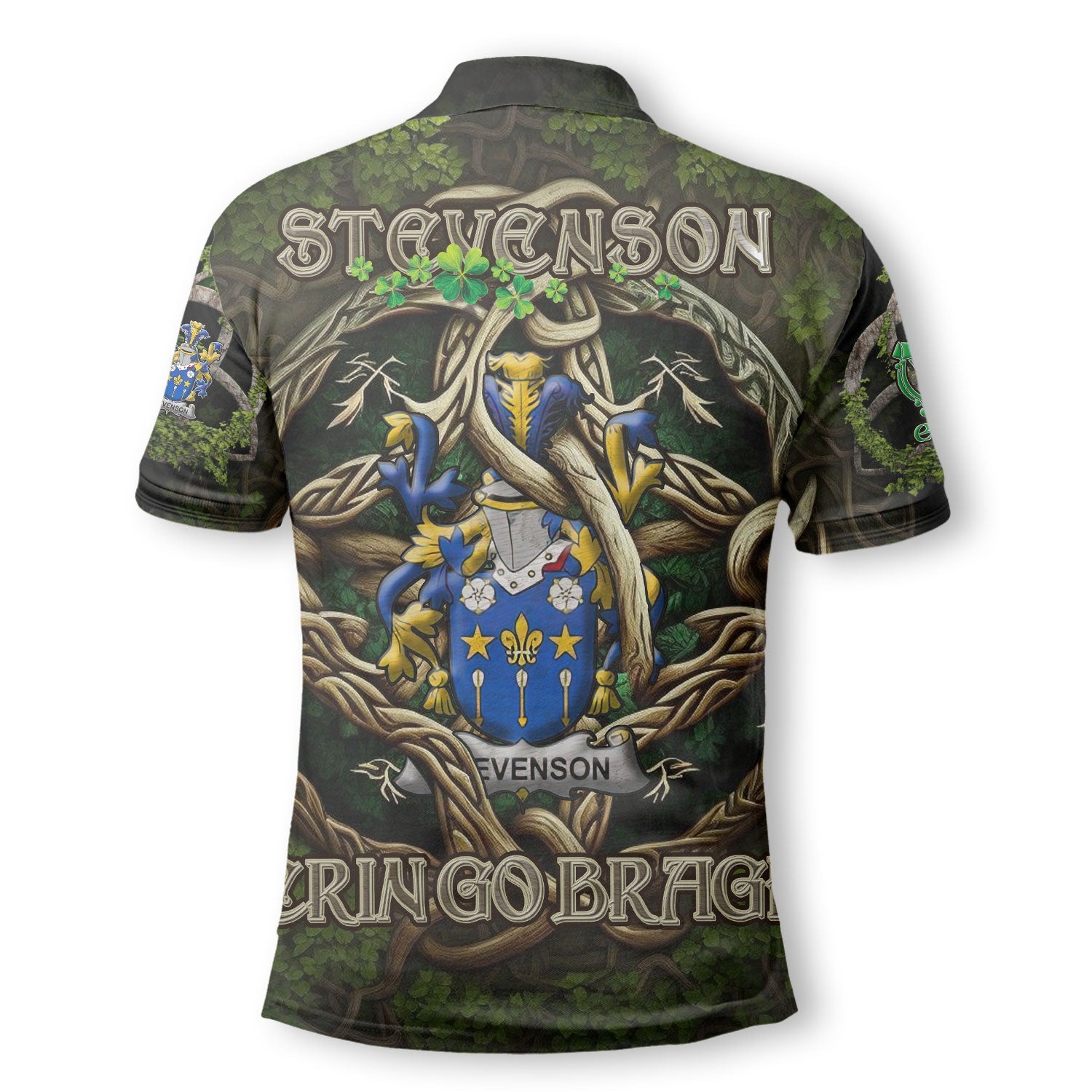 Stevenson Polo Shirts Ireland Is My Root Style