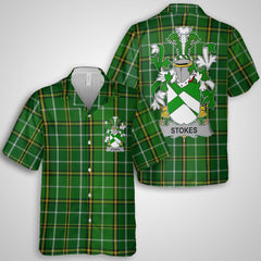 Stokes Hawaiian Shirts Crest And National Plaid Style