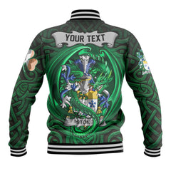 Stone Baseball Jackets The Green Dragon Of Ireland Style