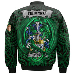 Stone Bomber Jackets The Green Dragon Of Ireland Style