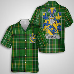 Stoney Hawaiian Shirts Crest And National Plaid Style