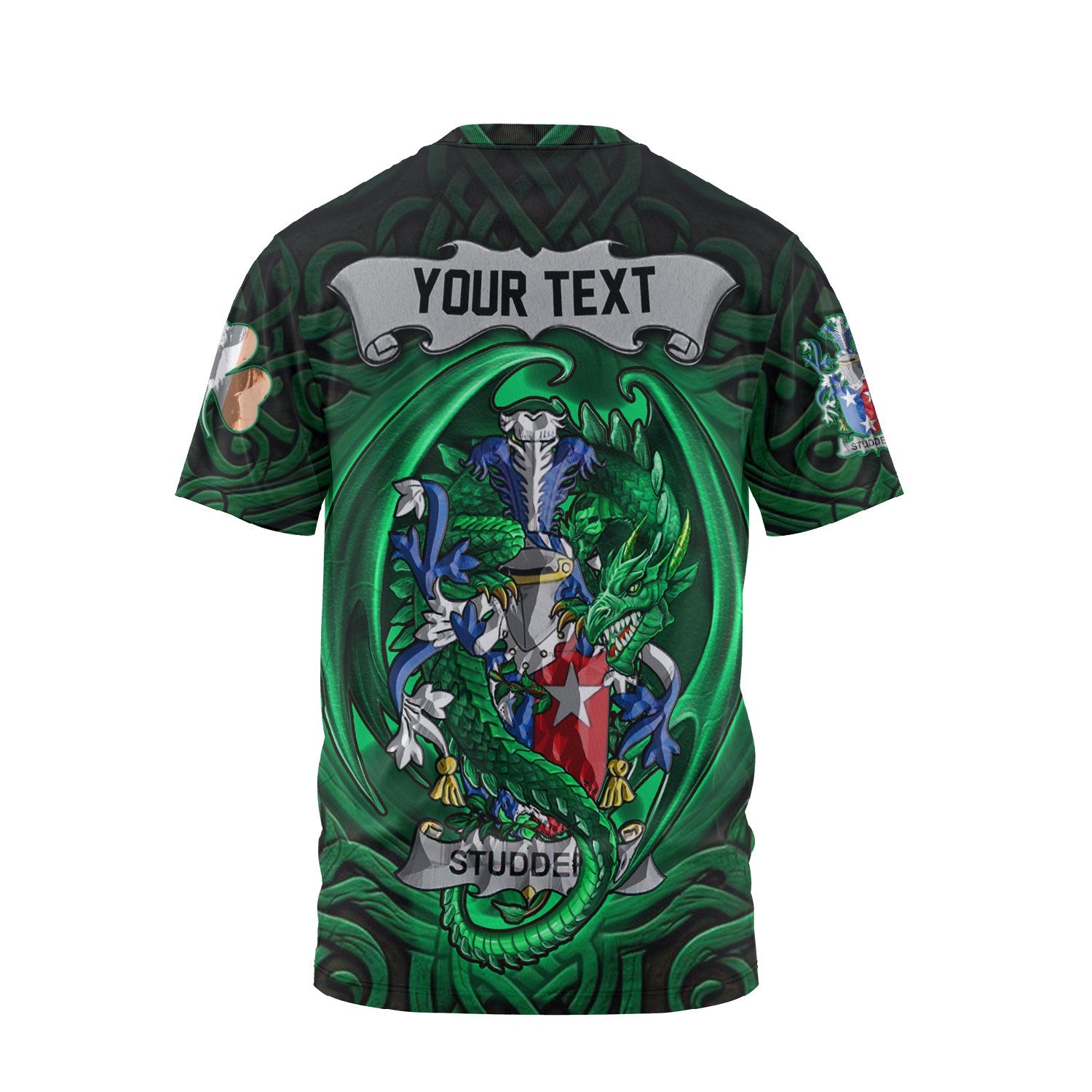 Studdert T-Shirts The Green Dragon Of Ireland Style