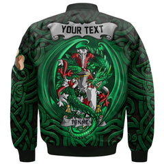 Tennent Bomber Jackets The Green Dragon Of Ireland Style