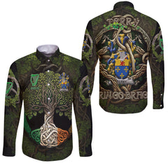 Terry Long Sleeve Button Shirts Ireland Is My Root Style