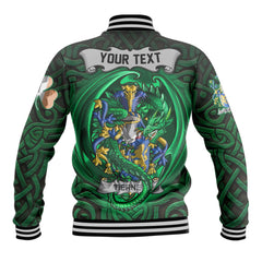 Tierney or O Tierney Baseball Jackets The Green Dragon Of Ireland Style