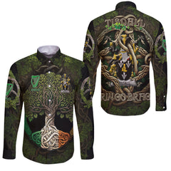 Tisdall or Tisdale Long Sleeve Button Shirts Ireland Is My Root Style