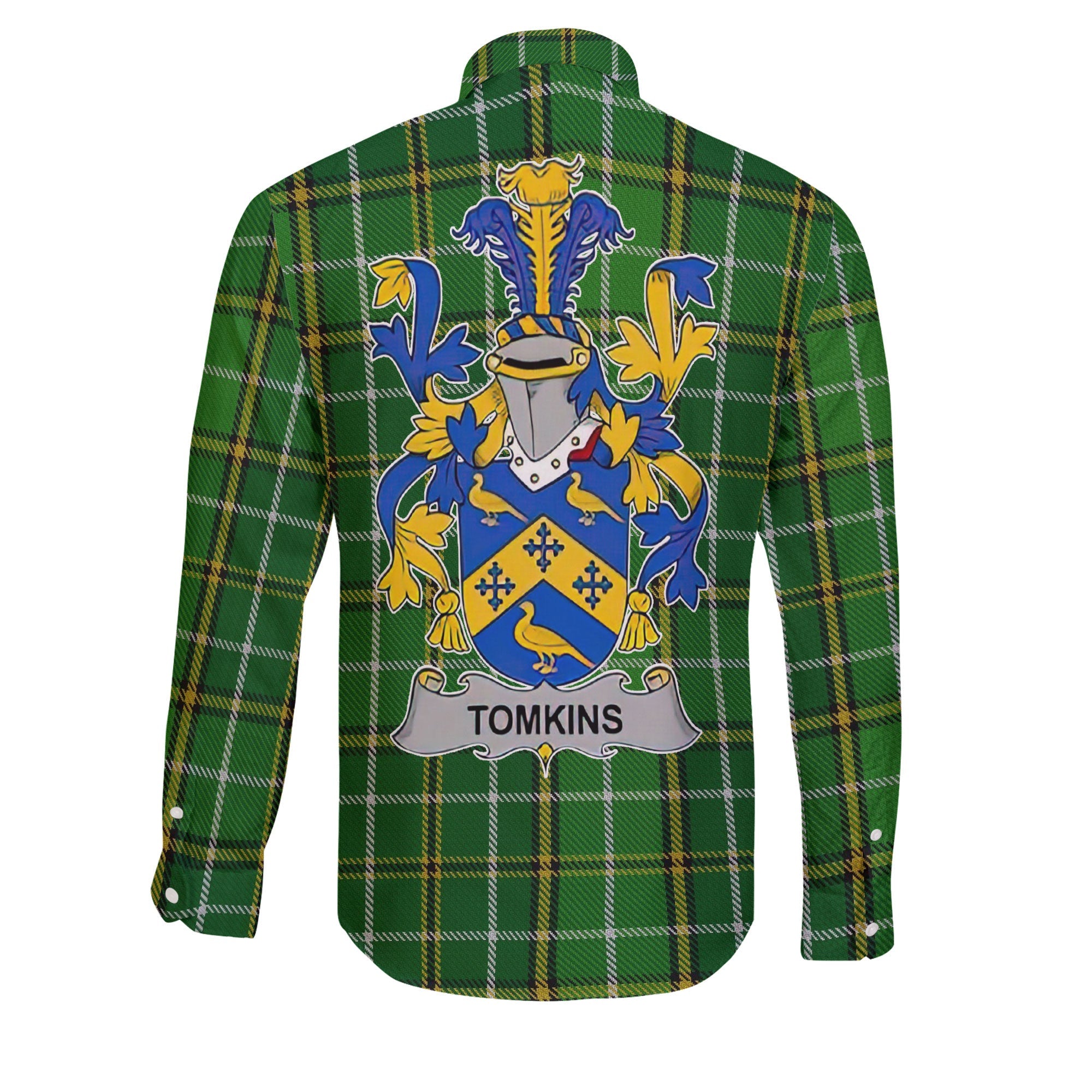 Tomkins Long Sleeve Button Shirts Crest And National Plaid Style