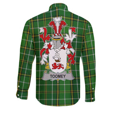 Toomey or O Twomey Long Sleeve Button Shirts Crest And National Plaid Style