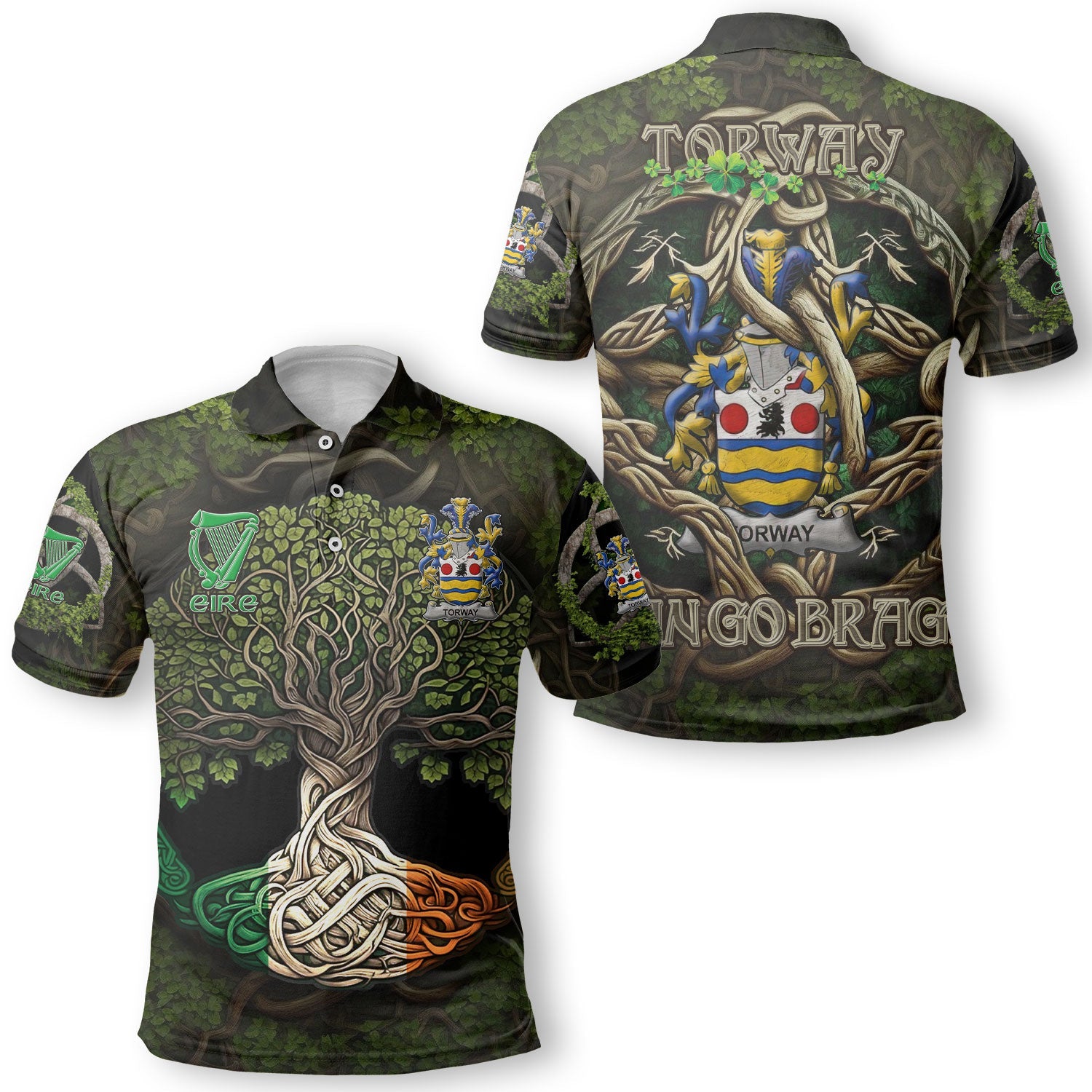 Torway Polo Shirts Ireland Is My Root Style