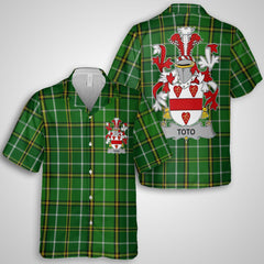 Toto Hawaiian Shirts Crest And National Plaid Style