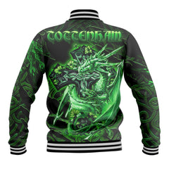 Tottenham Baseball Jackets Celtic Cross And Dragon Style