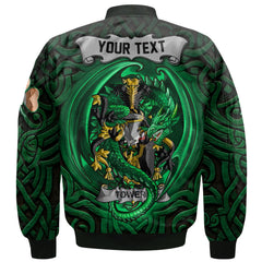 Towers Bomber Jackets The Green Dragon Of Ireland Style