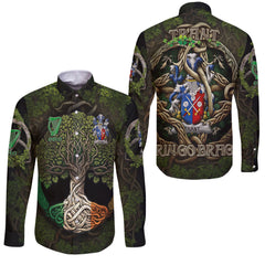 Trant or Trent Long Sleeve Button Shirts Ireland Is My Root Style