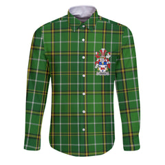 Trench Long Sleeve Button Shirts Crest And National Plaid Style