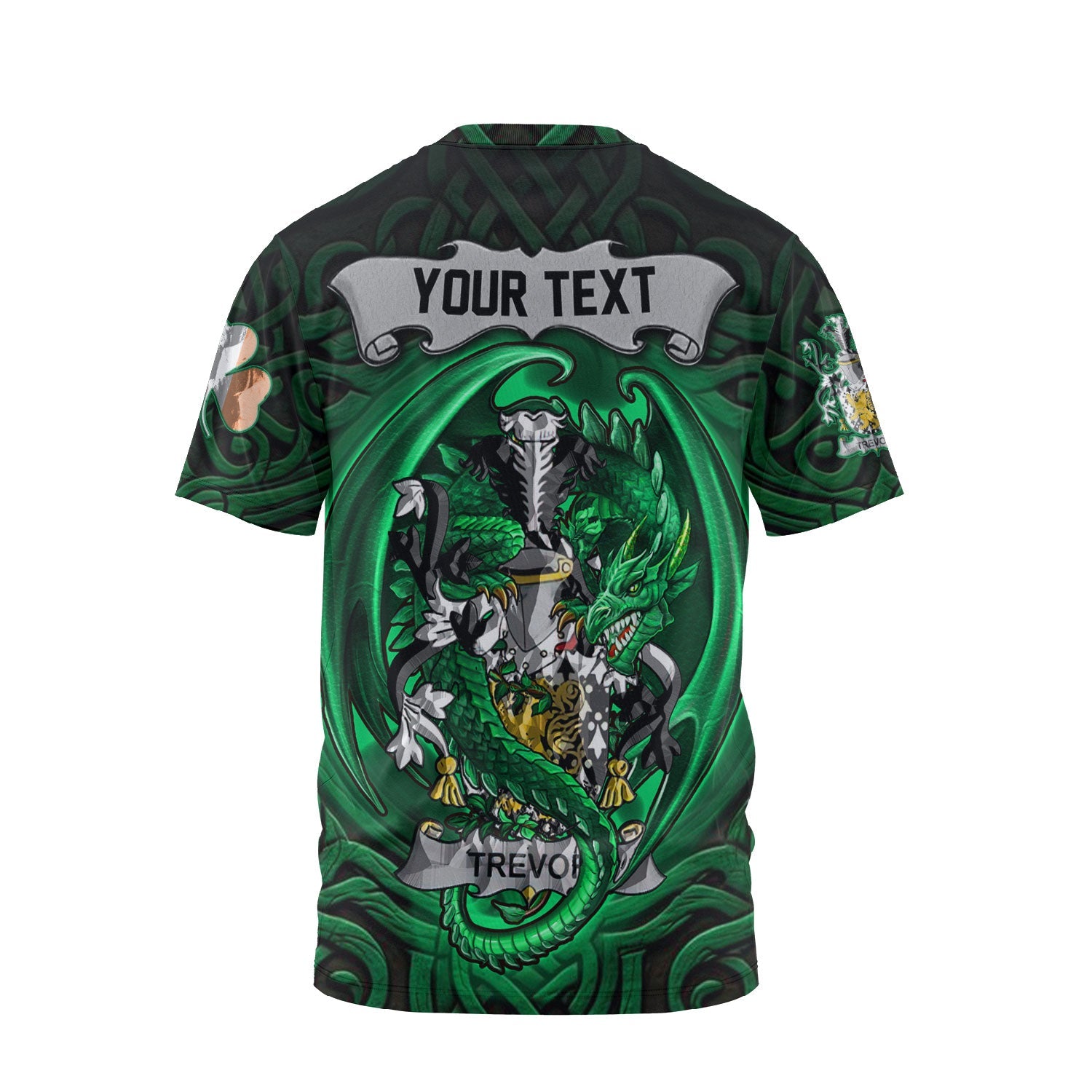 Trevor T-Shirts The Green Dragon Of Ireland Style