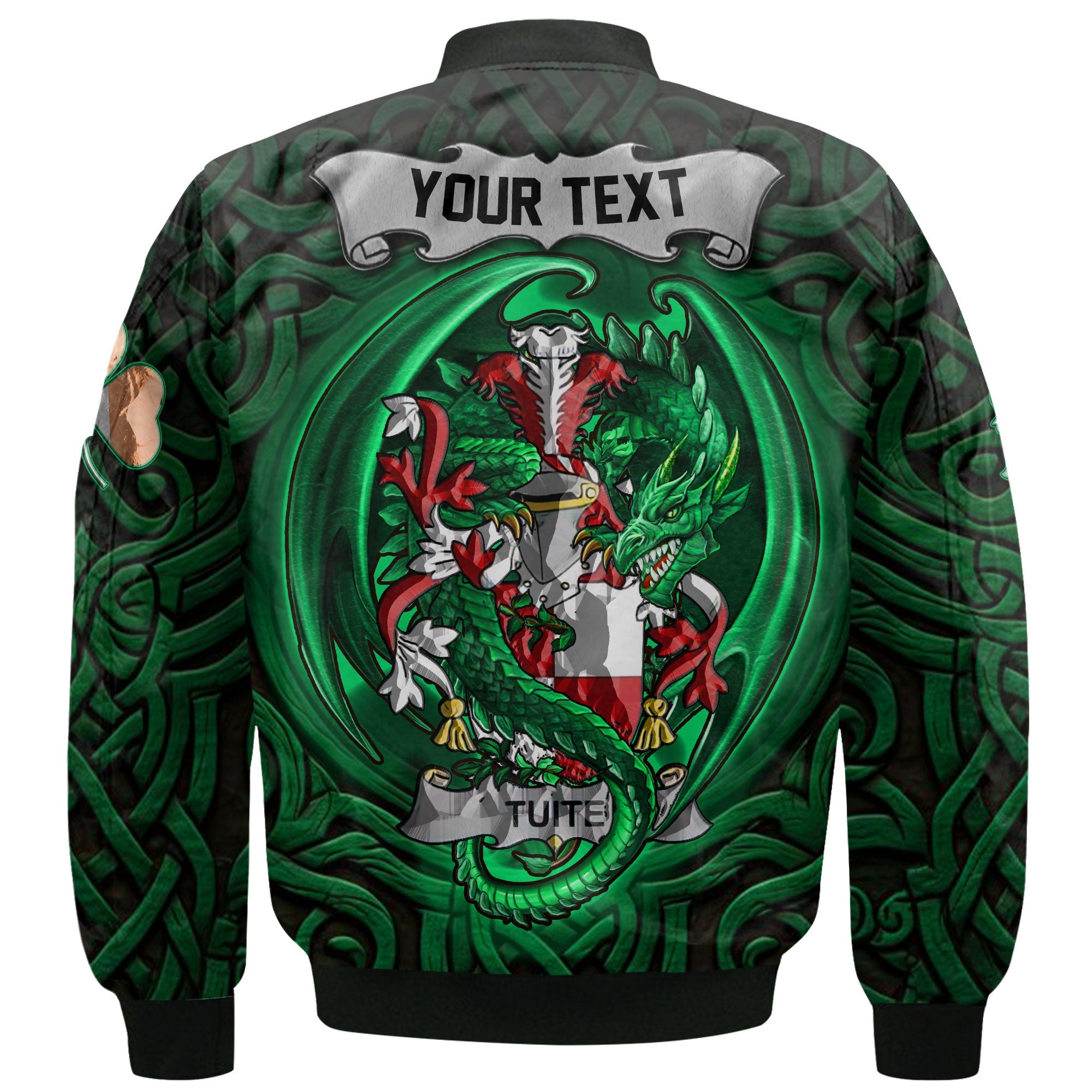 Tuite Bomber Jackets The Green Dragon Of Ireland Style