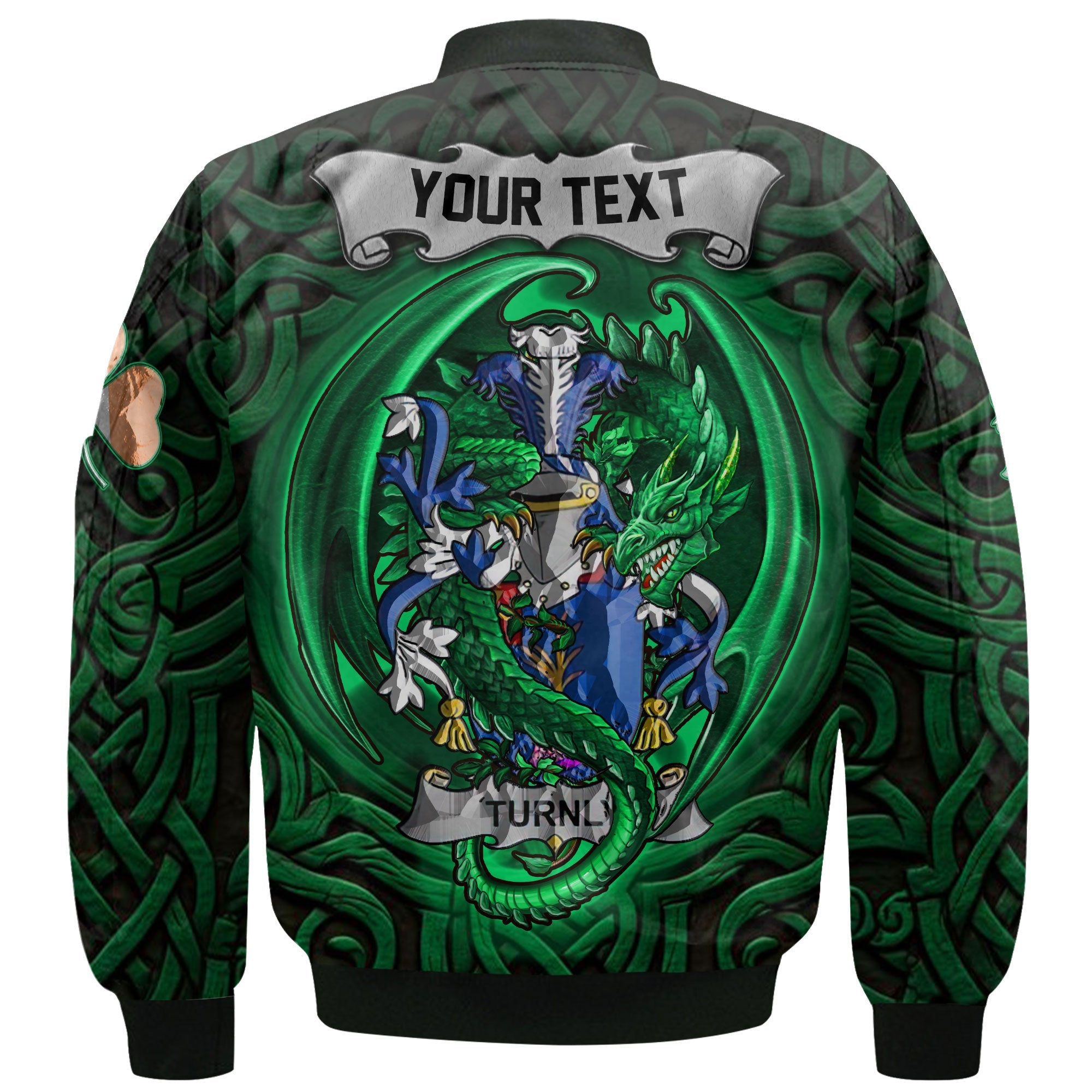 Turnly or Turnley Bomber Jackets The Green Dragon Of Ireland Style