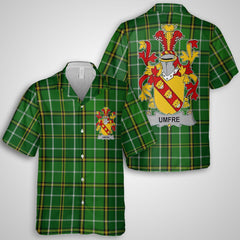 Umfre Hawaiian Shirts Crest And National Plaid Style