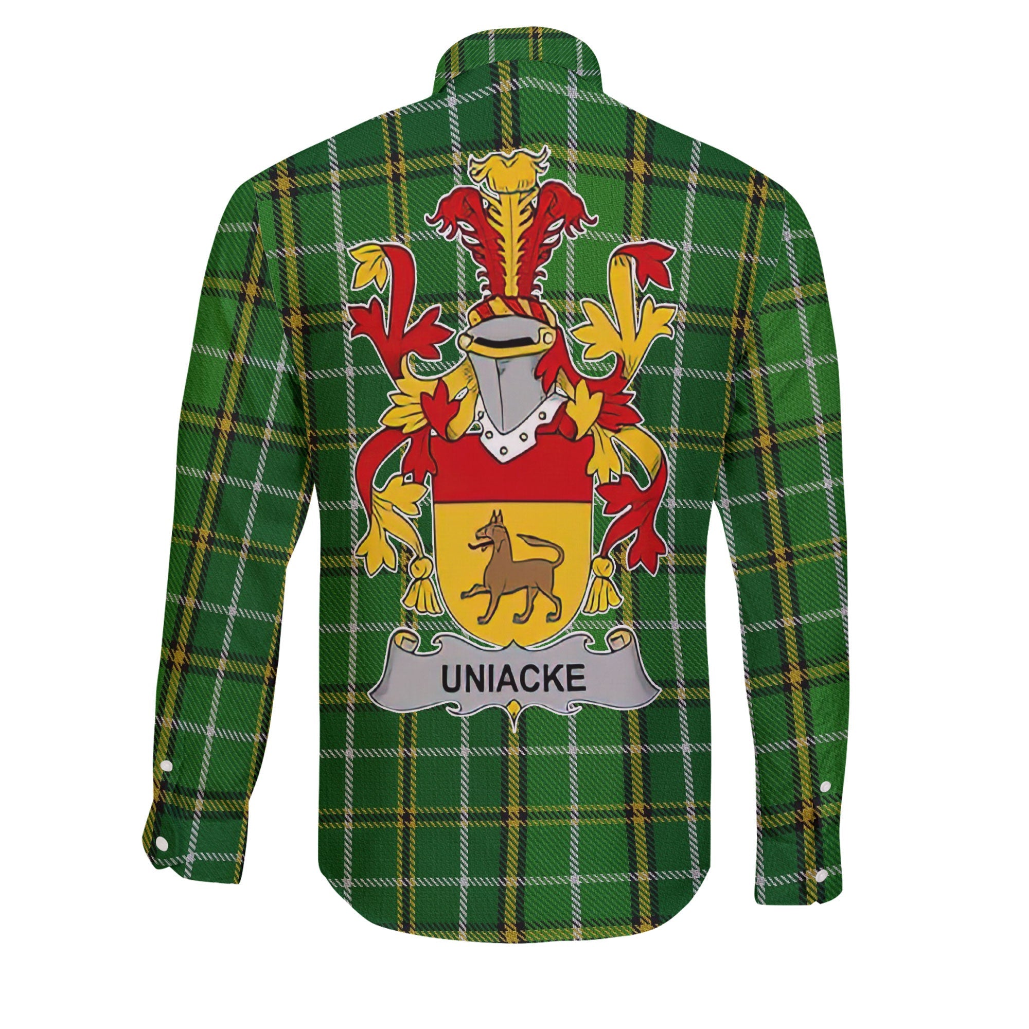 Uniacke Long Sleeve Button Shirts Crest And National Plaid Style