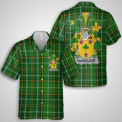 Vandeleur Hawaiian Shirts Crest And National Plaid Style