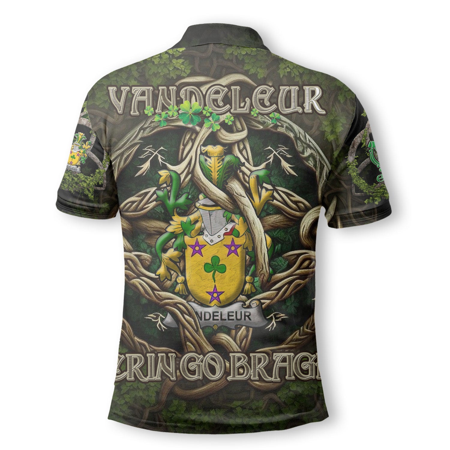 Vandeleur Polo Shirts Ireland Is My Root Style