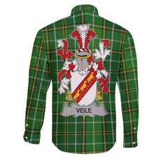 Veile or Veale Long Sleeve Button Shirts Crest And National Plaid Style