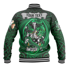 Vernon Baseball Jackets The Green Dragon Of Ireland Style