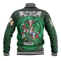 Vian Baseball Jackets The Green Dragon Of Ireland Style