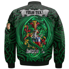 Vizer Bomber Jackets The Green Dragon Of Ireland Style