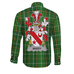 Waddy Long Sleeve Button Shirts Crest And National Plaid Style