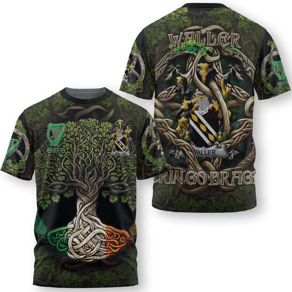 Waller T-Shirts Ireland Is My Root Style