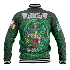 Walron Baseball Jackets The Green Dragon Of Ireland Style