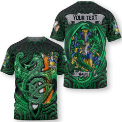 Walsh T-Shirts The Green Dragon Of Ireland Style