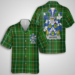 Waters Hawaiian Shirts Crest And National Plaid Style