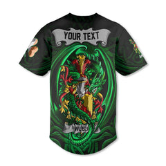 Webb Baseball Jerseys The Green Dragon Of Ireland Style