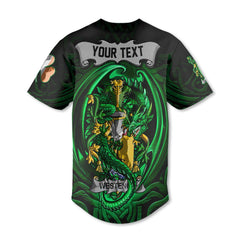 Westenra Baseball Jerseys The Green Dragon Of Ireland Style