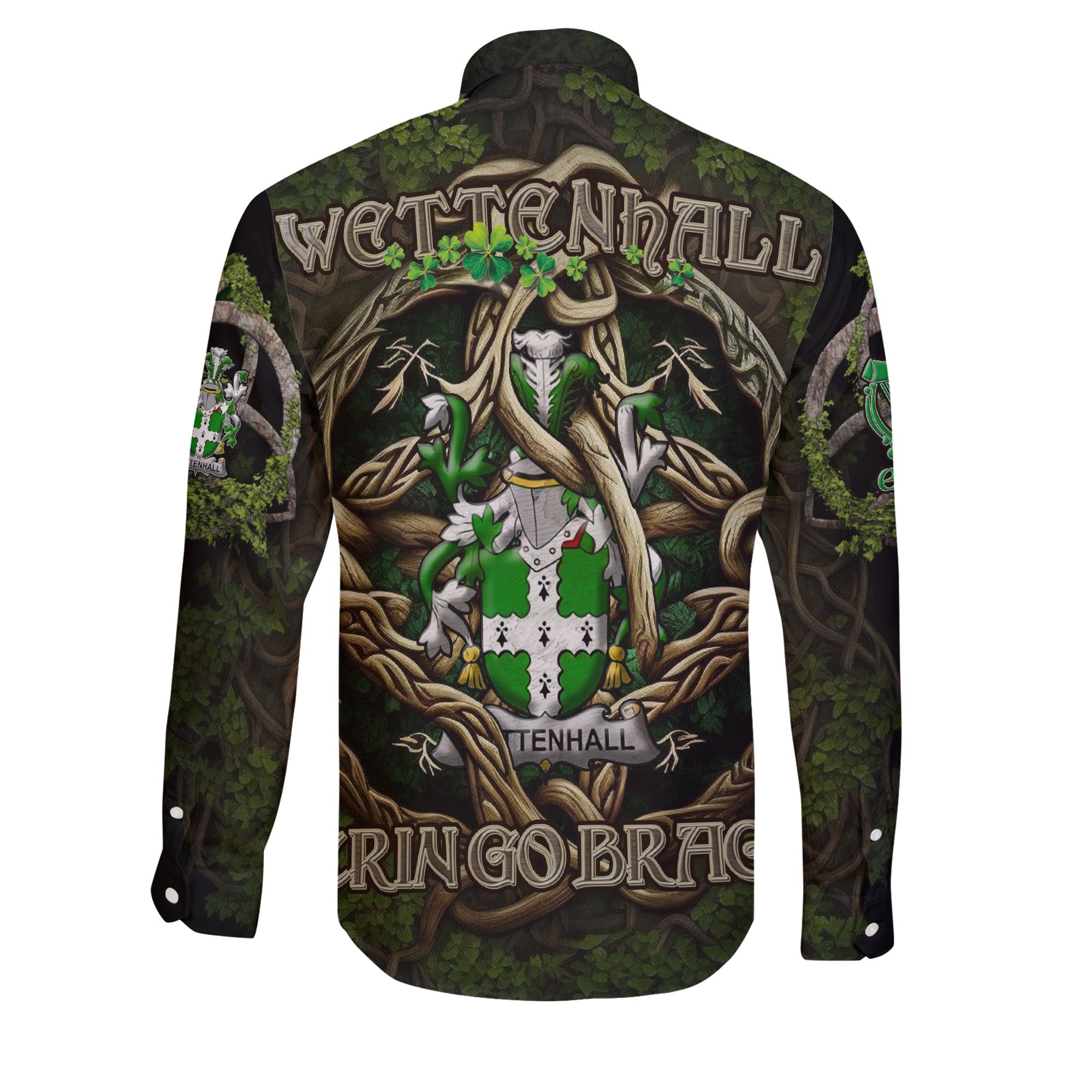 Wettenhall Long Sleeve Button Shirts Ireland Is My Root Style