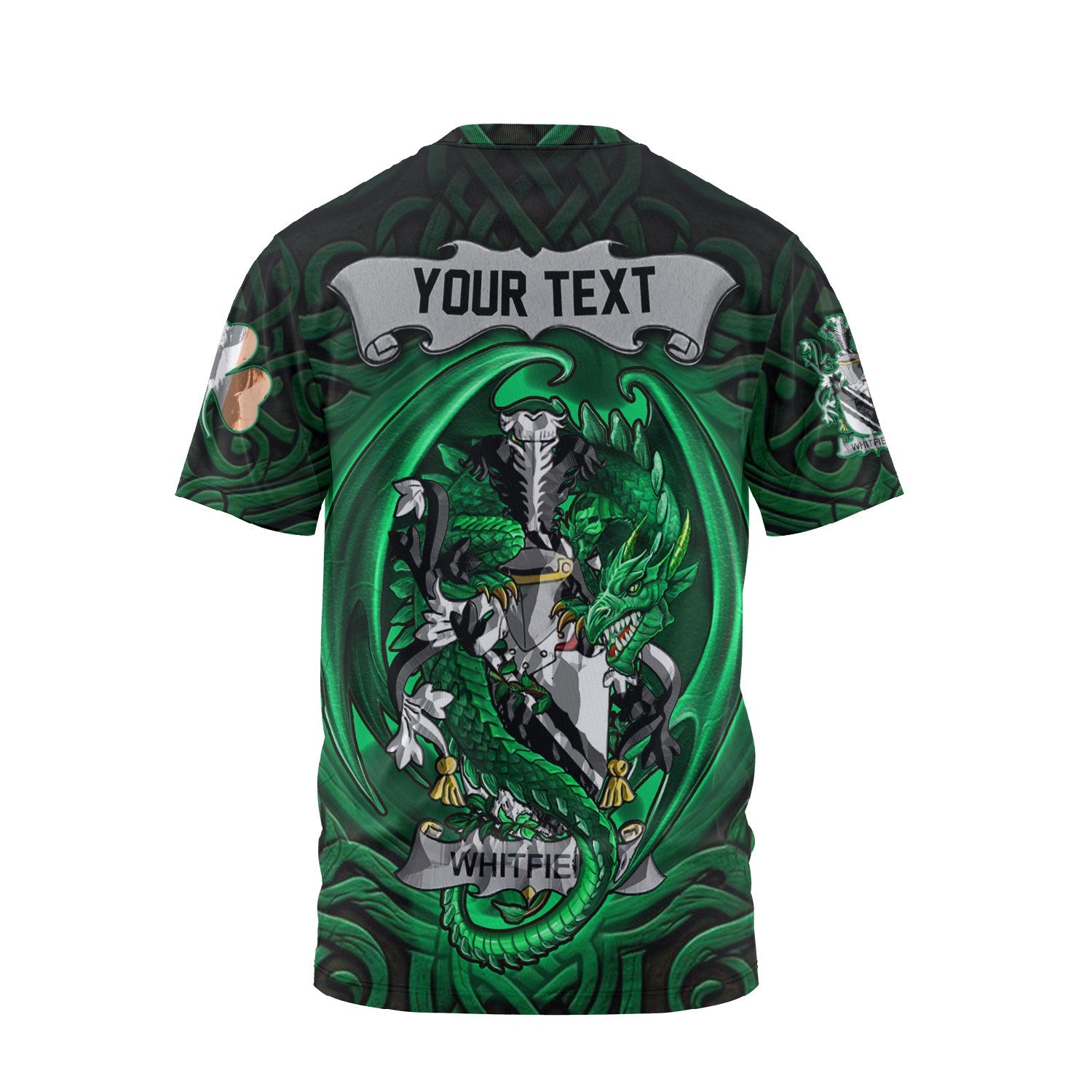 Whitfield T-Shirts The Green Dragon Of Ireland Style