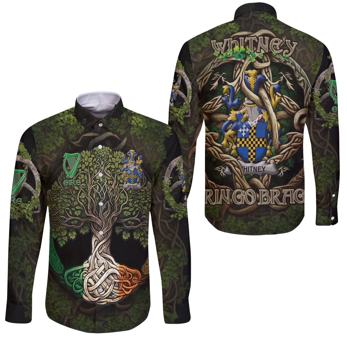 Whitney Long Sleeve Button Shirts Ireland Is My Root Style