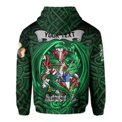 Widenham Hoodies The Green Dragon Of Ireland Style