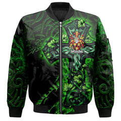 Wiggat Bomber Jackets Celtic Cross And Dragon Style