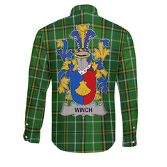 Winch Long Sleeve Button Shirts Crest And National Plaid Style