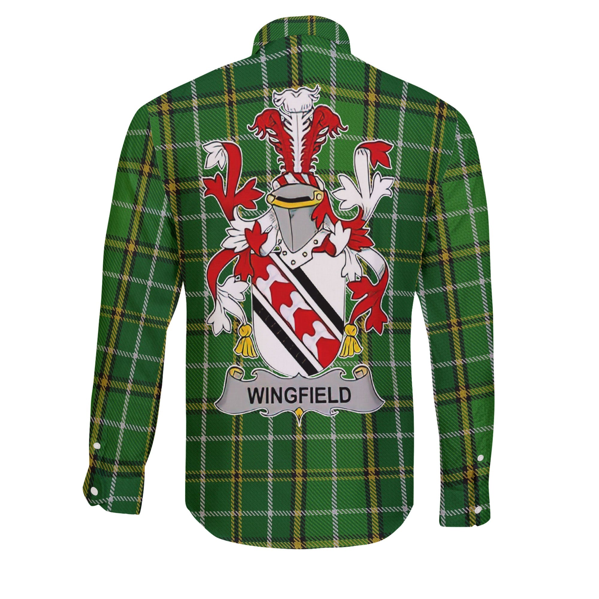 Wingfield Long Sleeve Button Shirts Crest And National Plaid Style