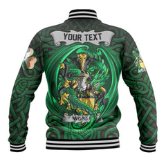 Wogan Baseball Jackets The Green Dragon Of Ireland Style