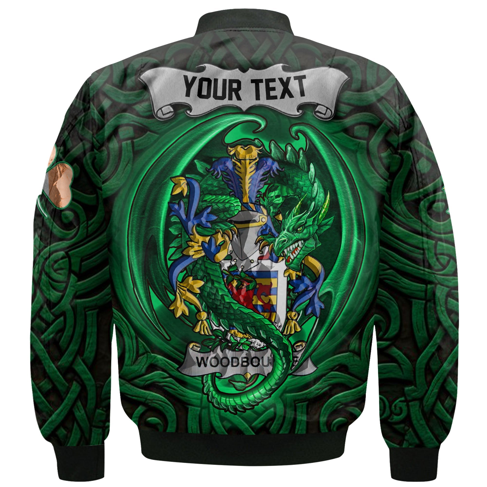 Woodbourne Bomber Jackets The Green Dragon Of Ireland Style