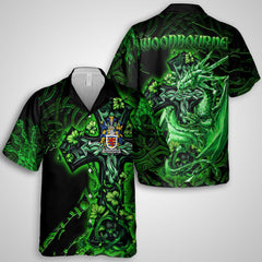 Woodbourne Hawaiian Shirts Celtic Cross And Dragon Style