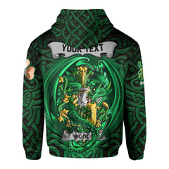 Woods Hoodies The Green Dragon Of Ireland Style