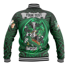 Worth or McWorth Baseball Jackets The Green Dragon Of Ireland Style