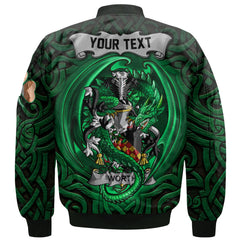 Worth or McWorth Bomber Jackets The Green Dragon Of Ireland Style