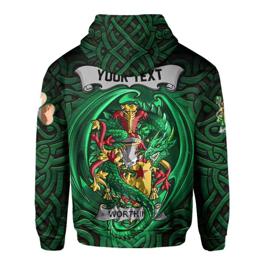 Worthing Hoodies The Green Dragon Of Ireland Style